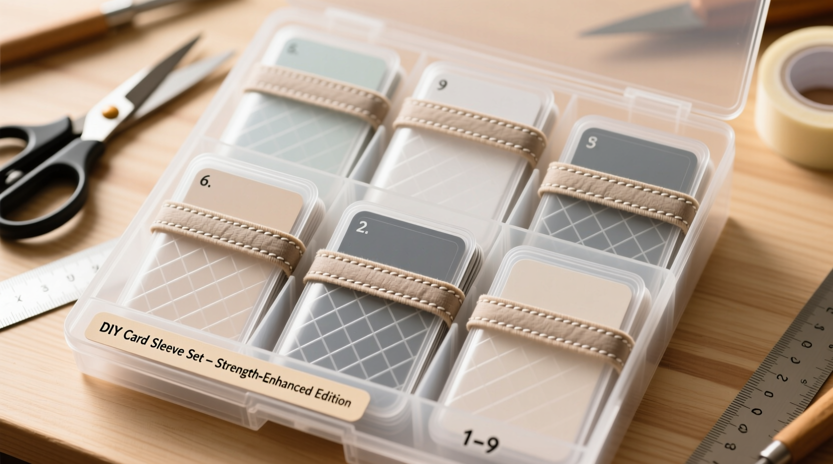 strengthen 9 card pocket sleeves diy