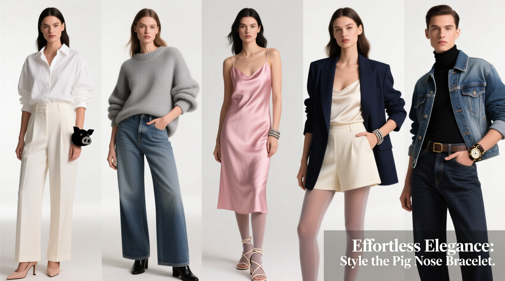 creative ways to style a pig nose bracelet with every outfit tips for effortless elegance