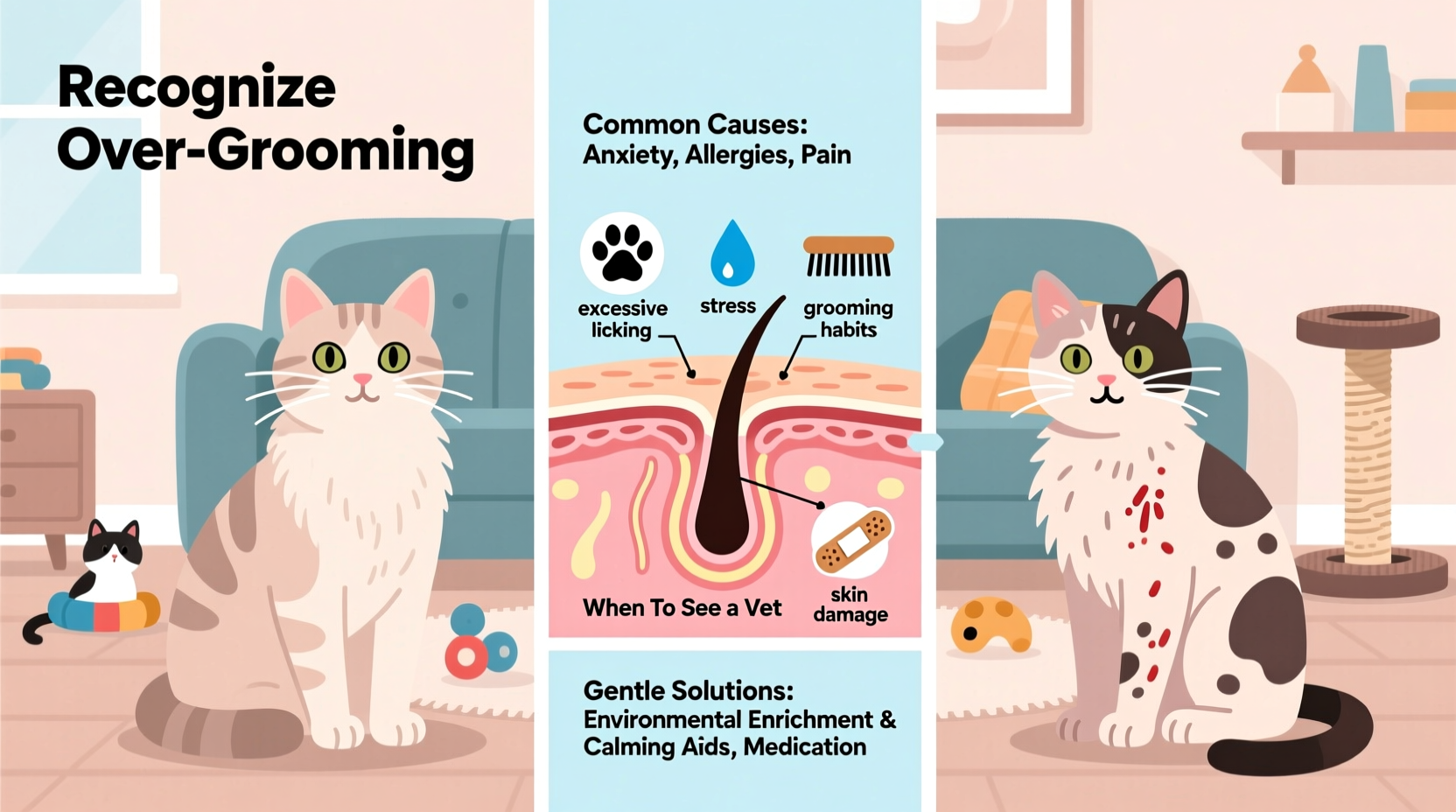 how to identify and address over grooming in cats a complete guide for concerned pet owners 2