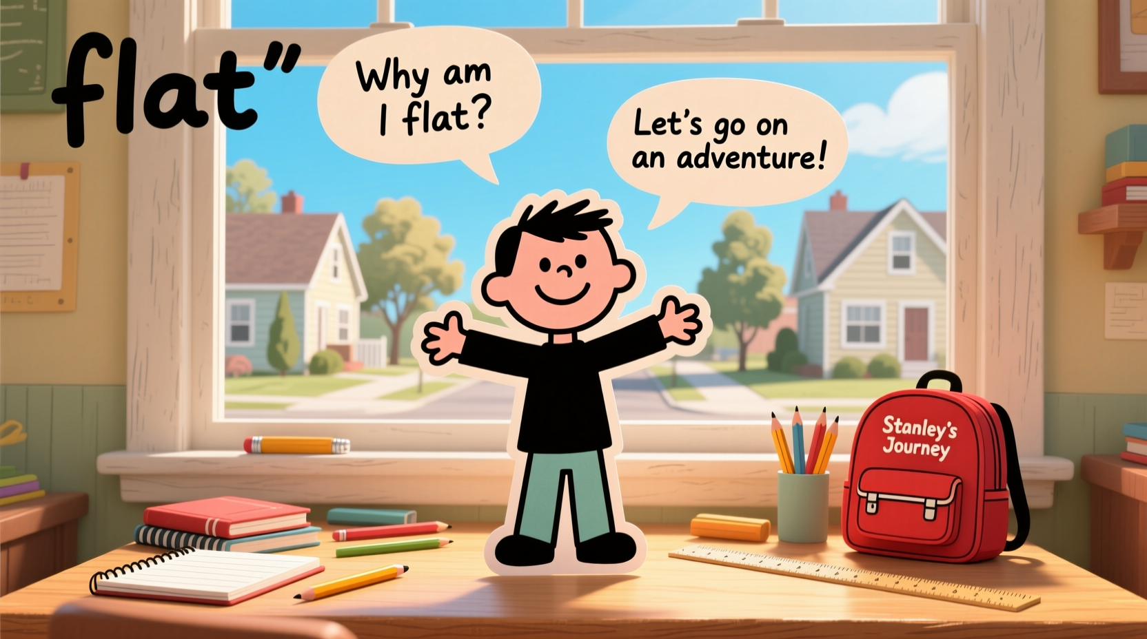 why is flat stanley flat the story project explained
