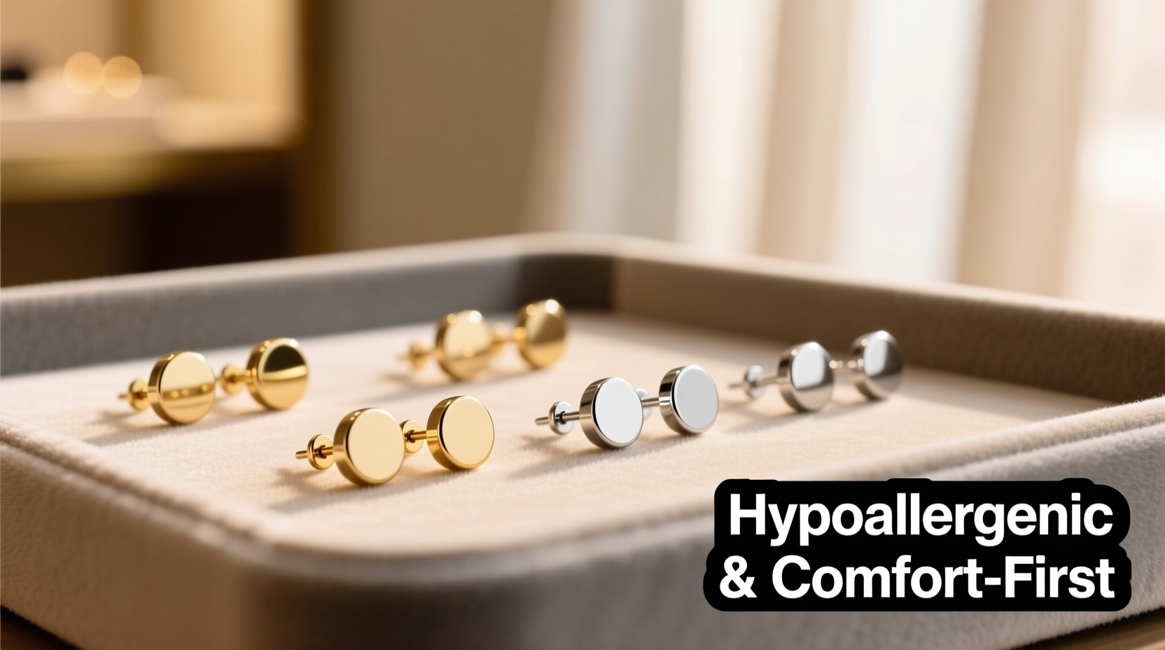 how to select comfortable and stylish stud earrings perfect for sensitive ears