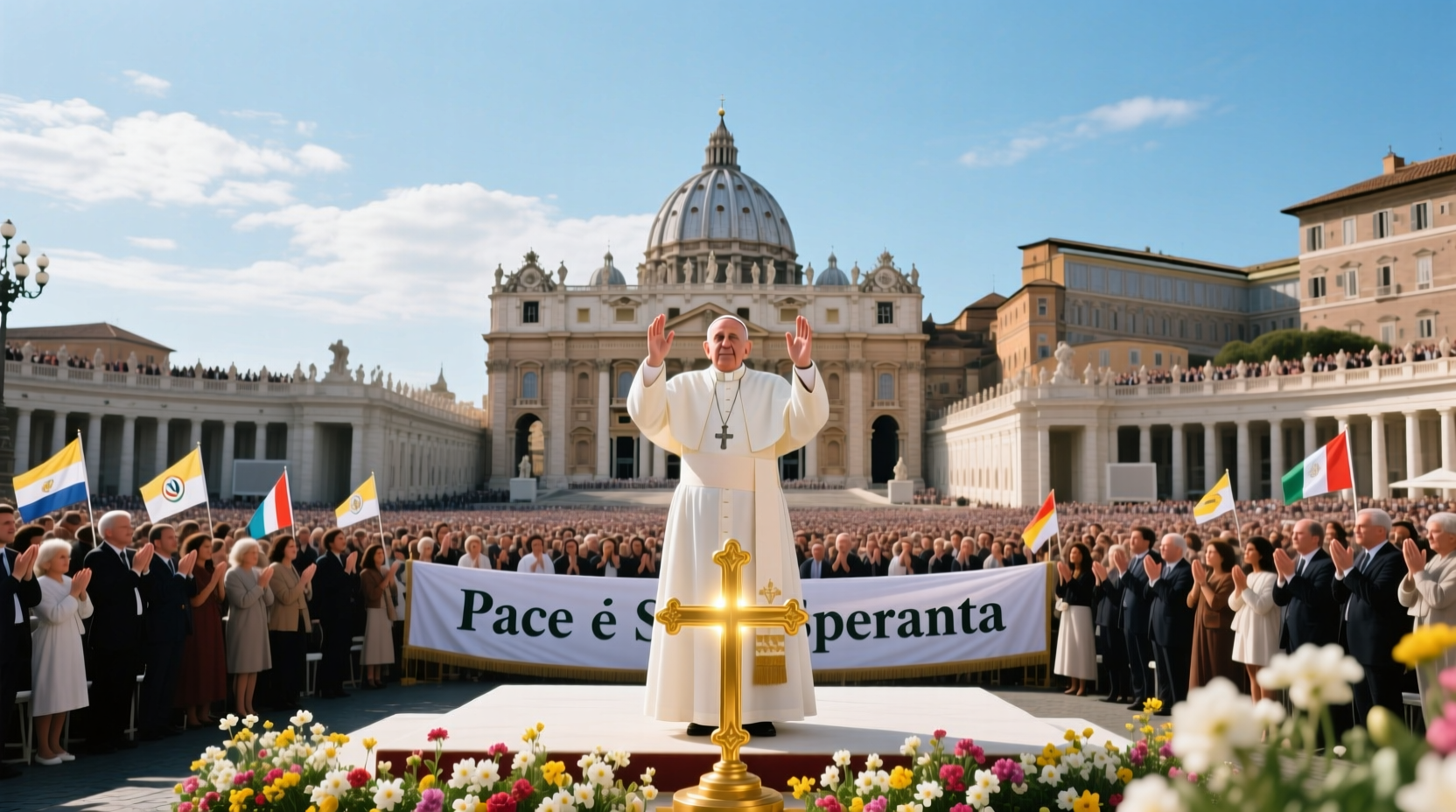 did pope francis do easter mass yesterday