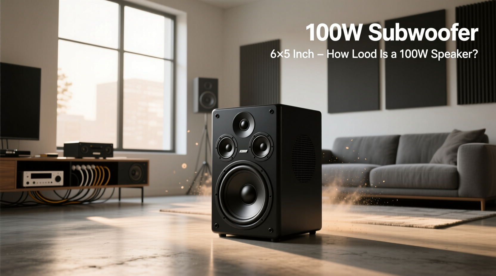 How to Choose a 6.5-Inch 100W Subwoofer – A Practical Guide