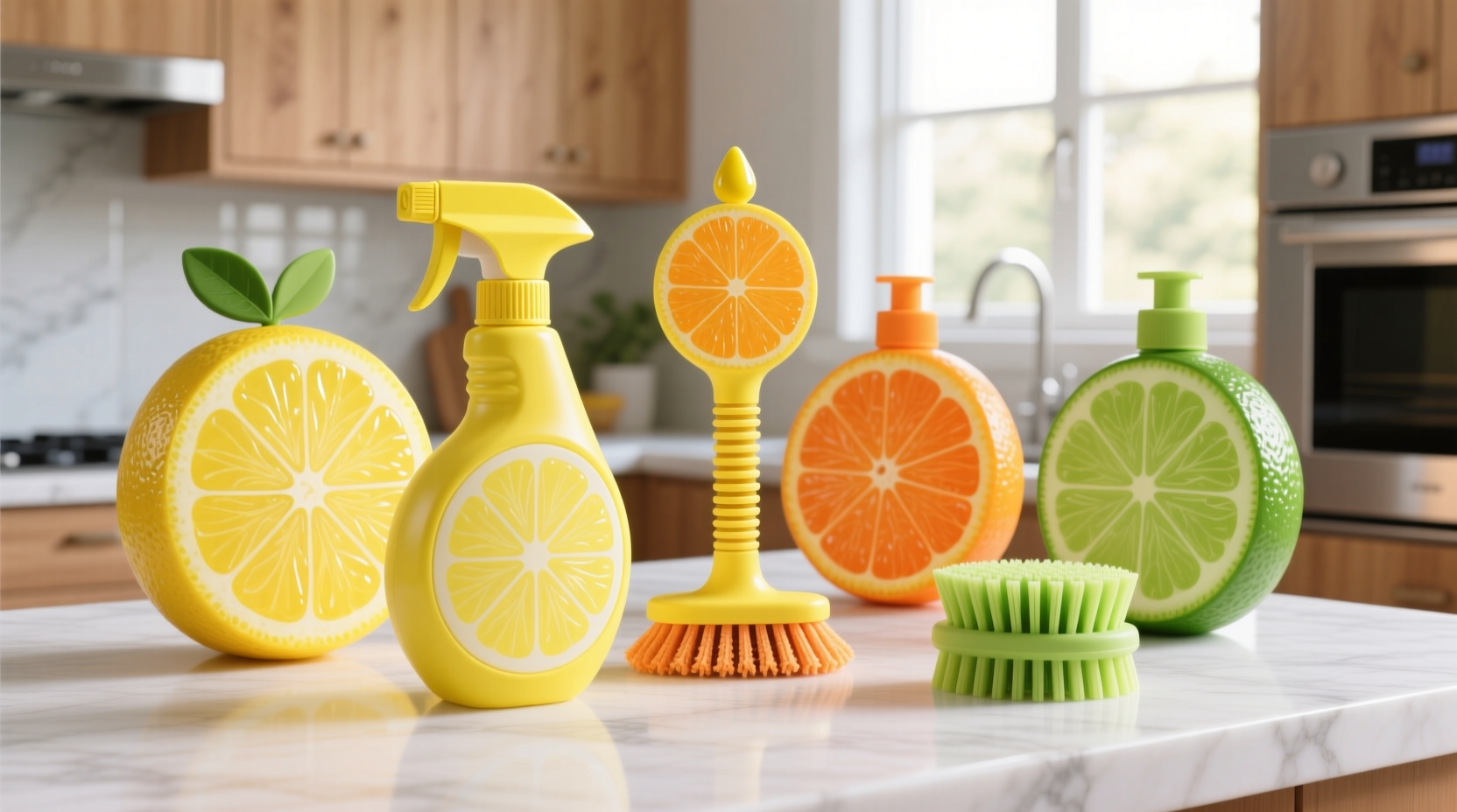 put citrus fruit to work as household cleaners