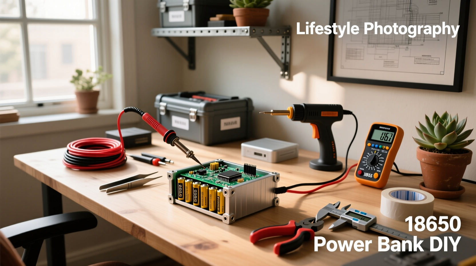 18650 diy power bank safety, parts build guide