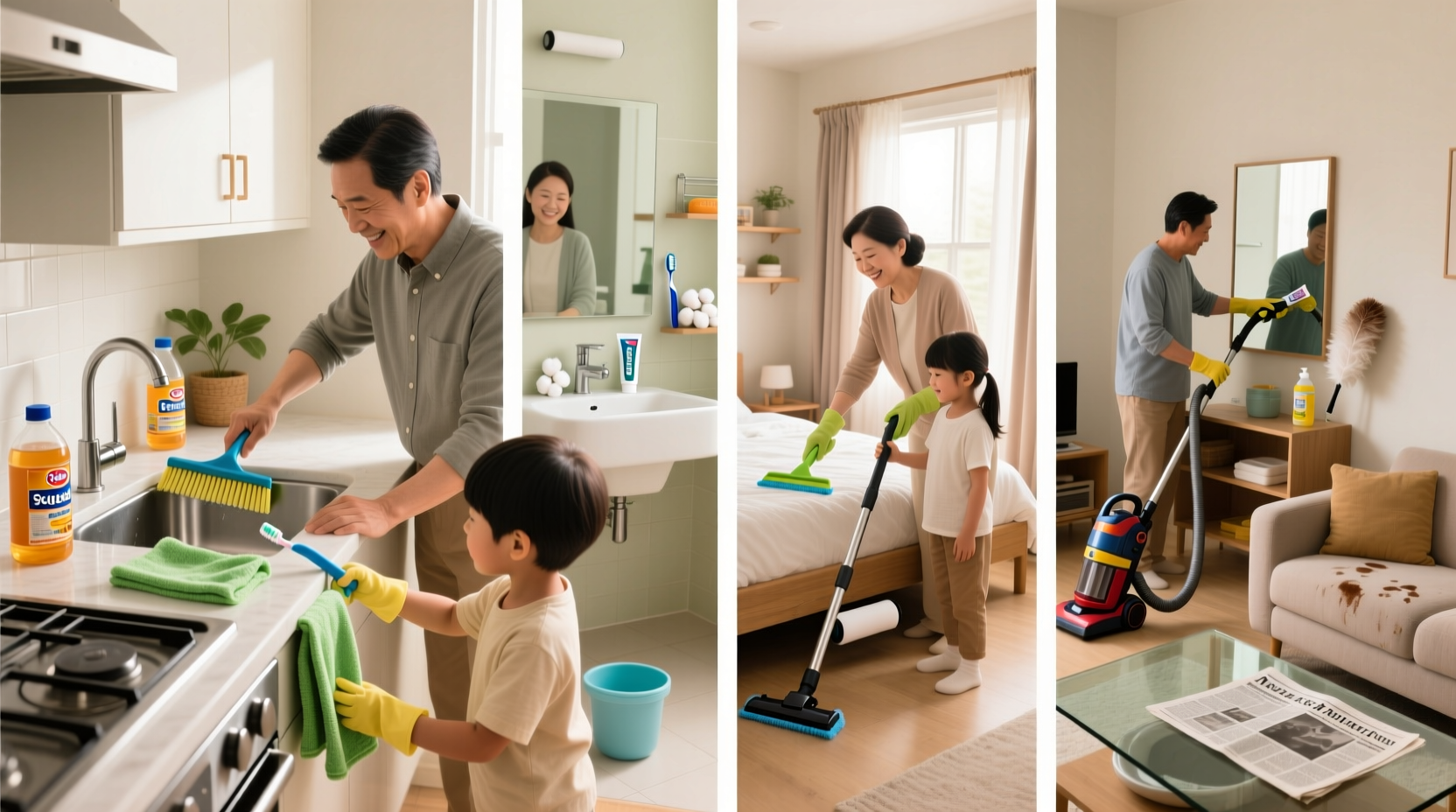 how to clean every room in your home with items you alr