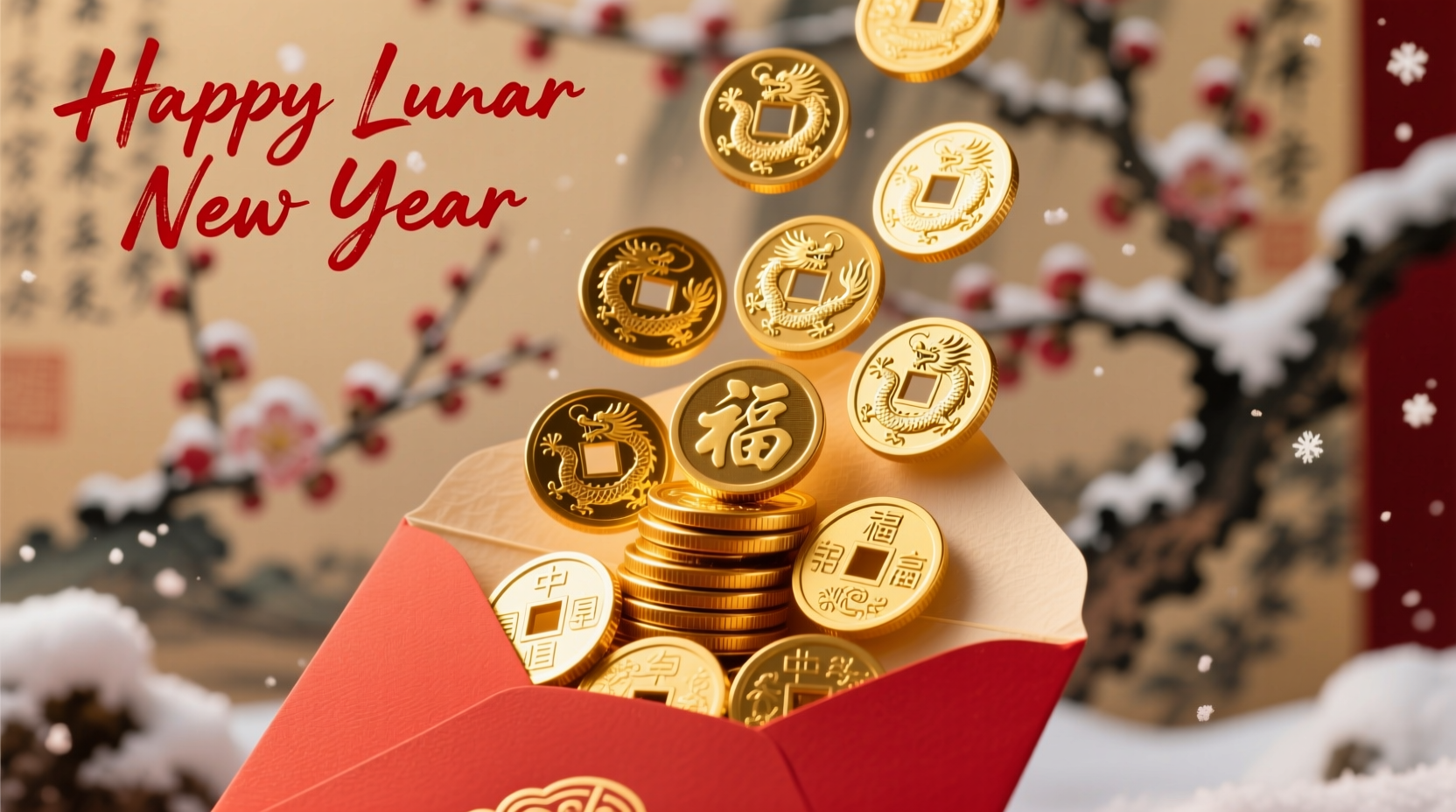 how many gold coins in chinese new year envelope