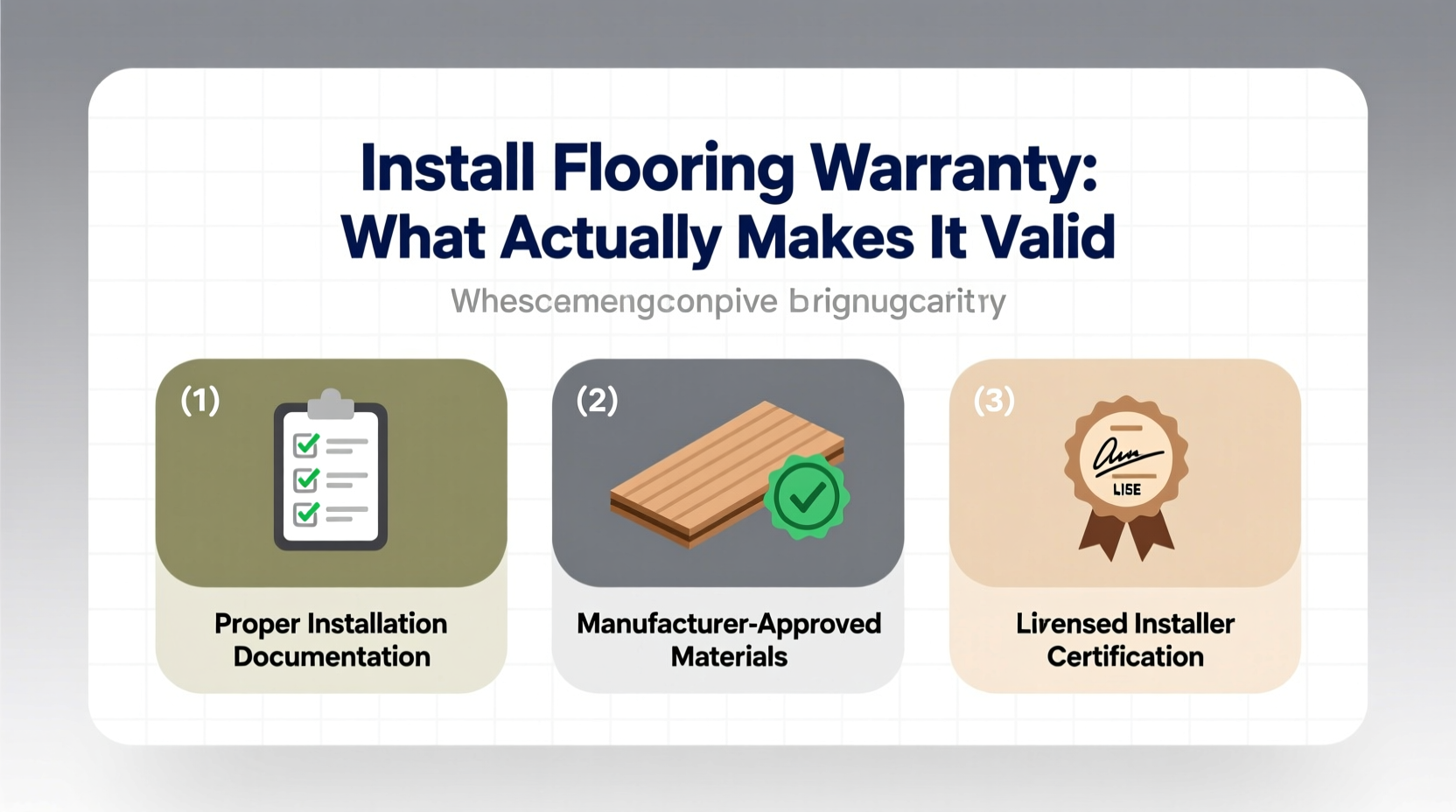 Install Flooring Warranty: What Actually Makes It Valid