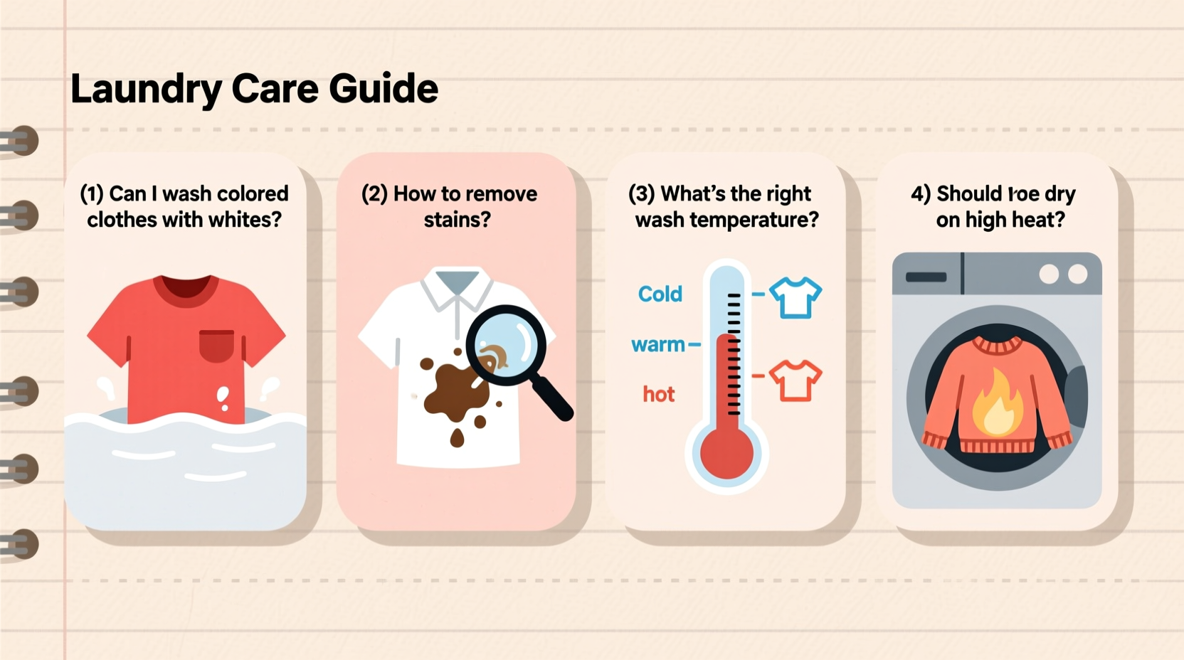 common laundry questions