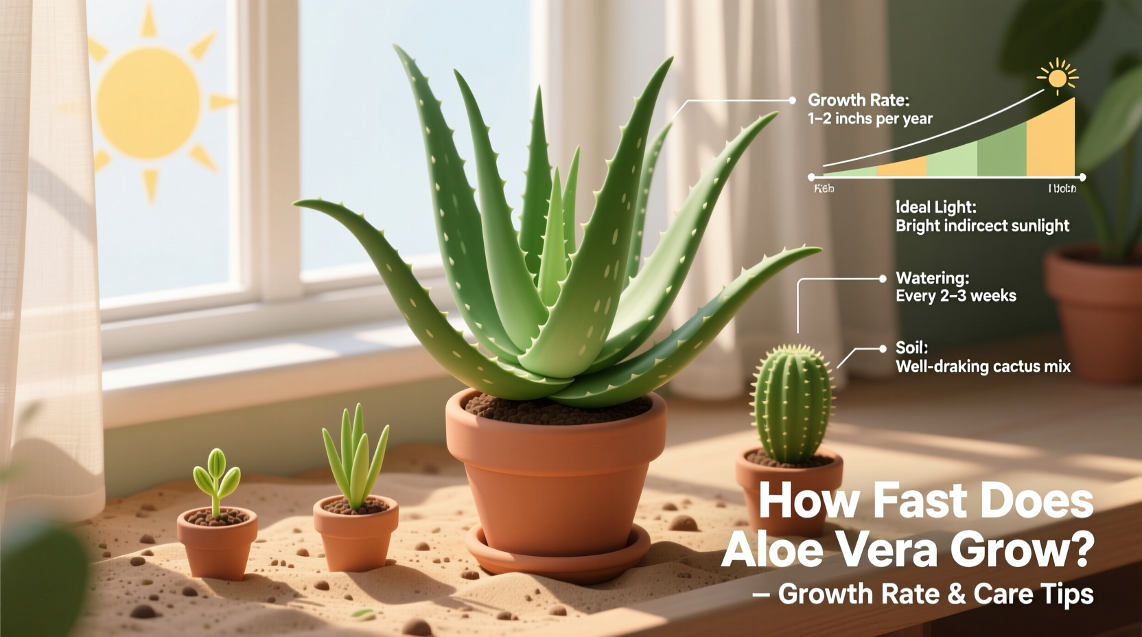 How Fast Does Aloe Vera Grow? Growth Rate & Care Tips