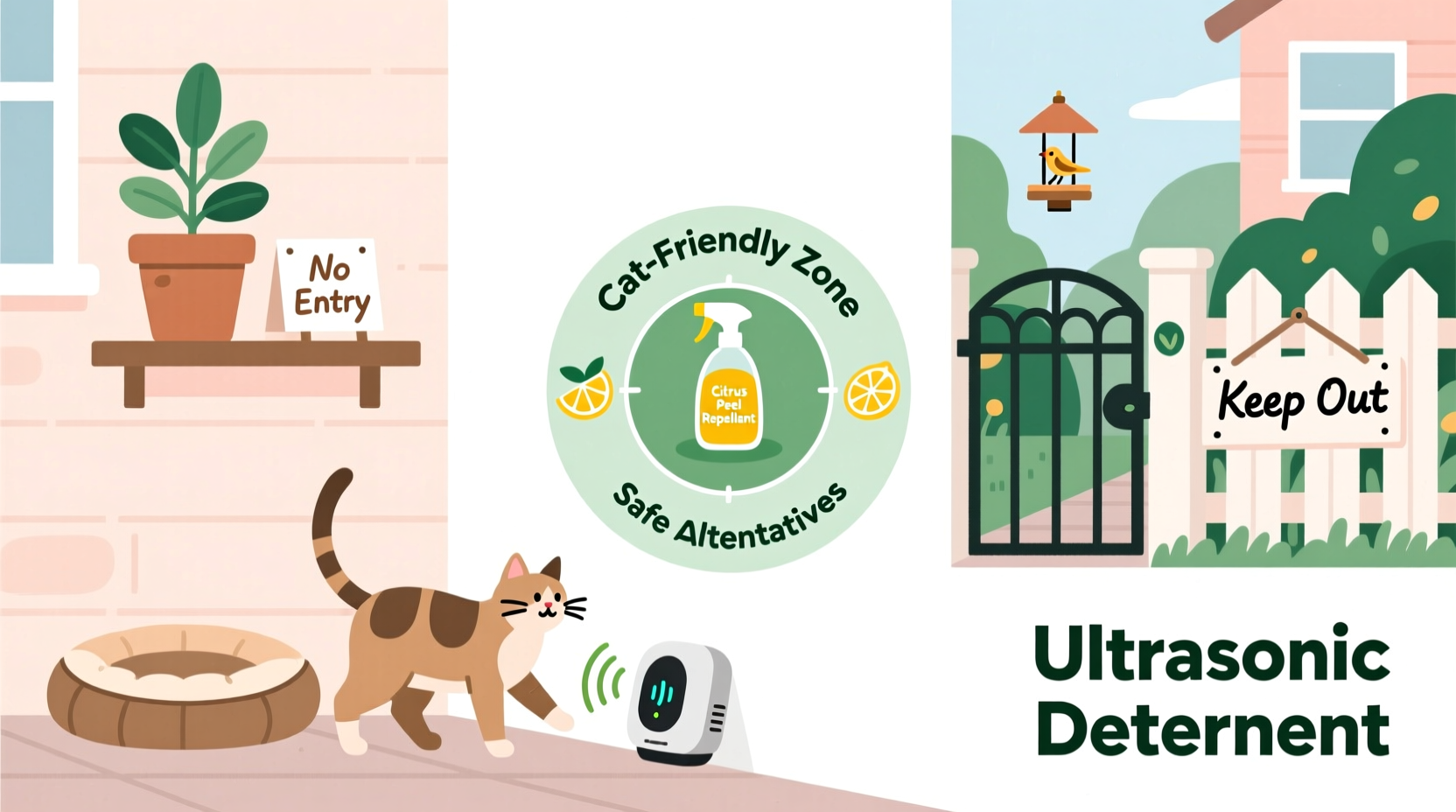 effective strategies to keep cats out of your home without harm 2