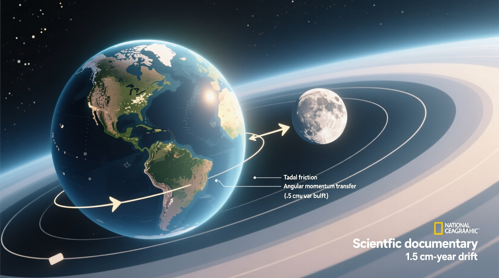 why is the moon drifting away from earth the science explained