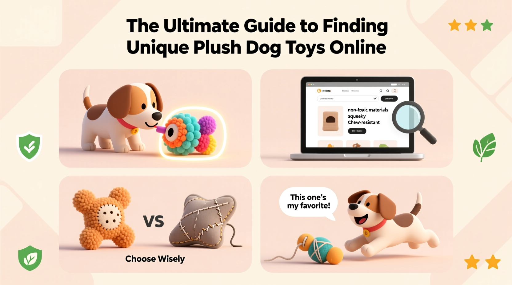 the ultimate guide to finding unique plush dog toys online that your pet will love