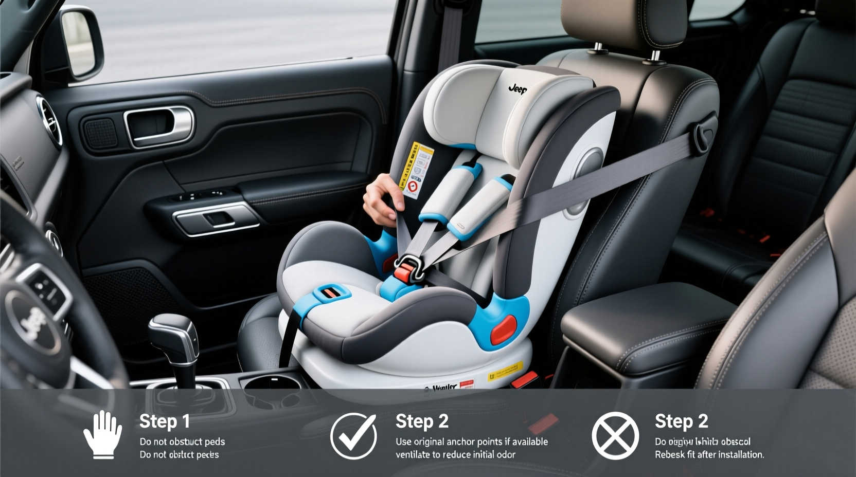 jeep wrangler child car seat