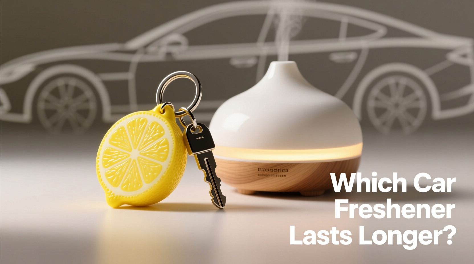 lemon car keychain vs essential oil diffuser which car freshener actually lasts longer