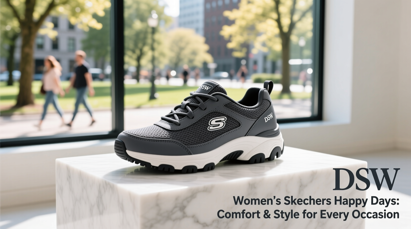 dsw womens skechers happy days