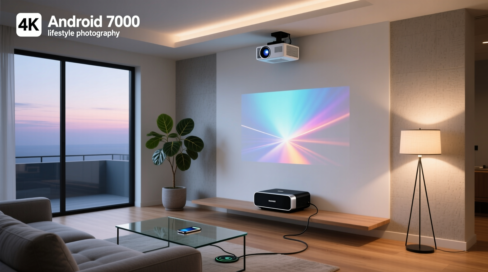 4k android projector 7000 lumens real vs. marketing brightness