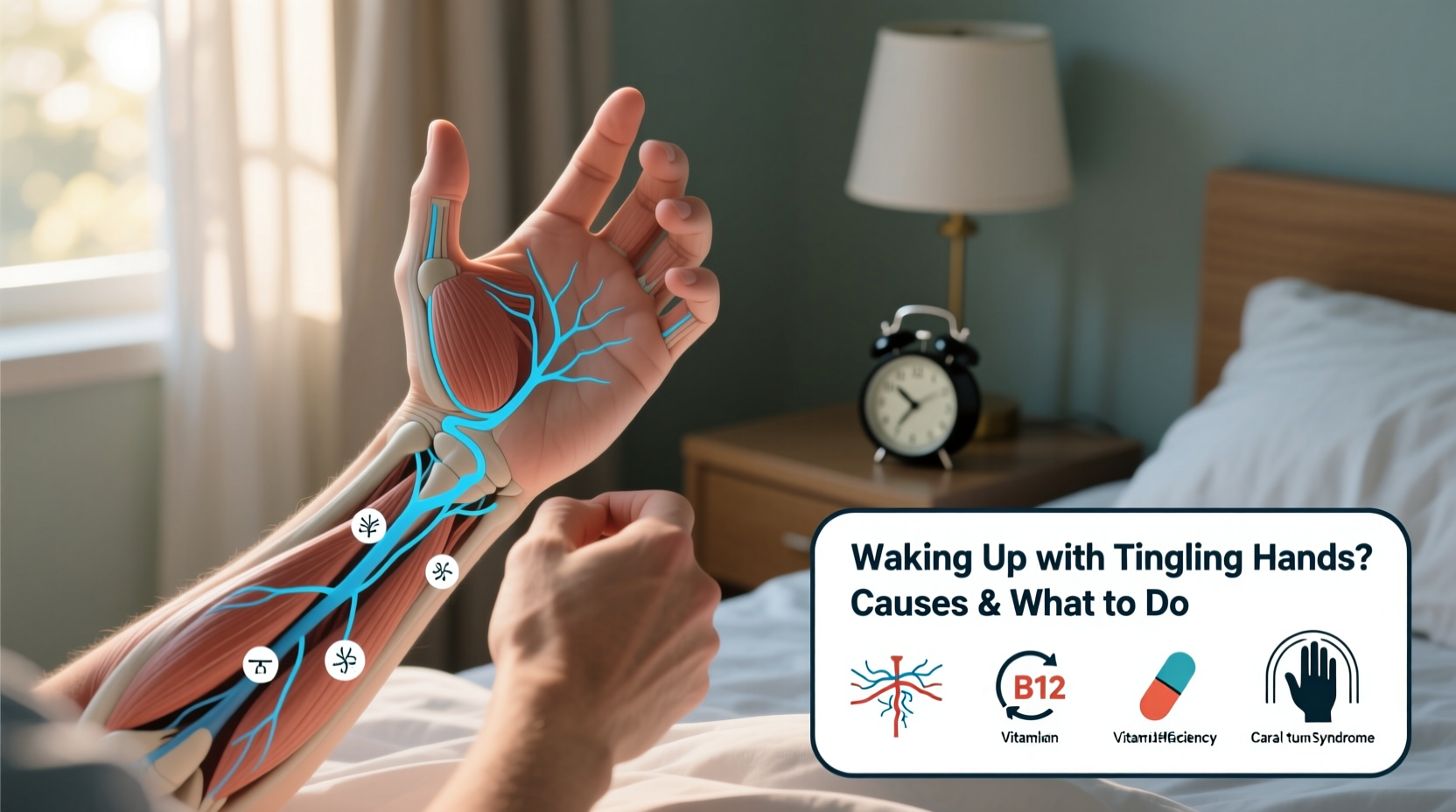 waking up with tingling hands causes and what to do 2