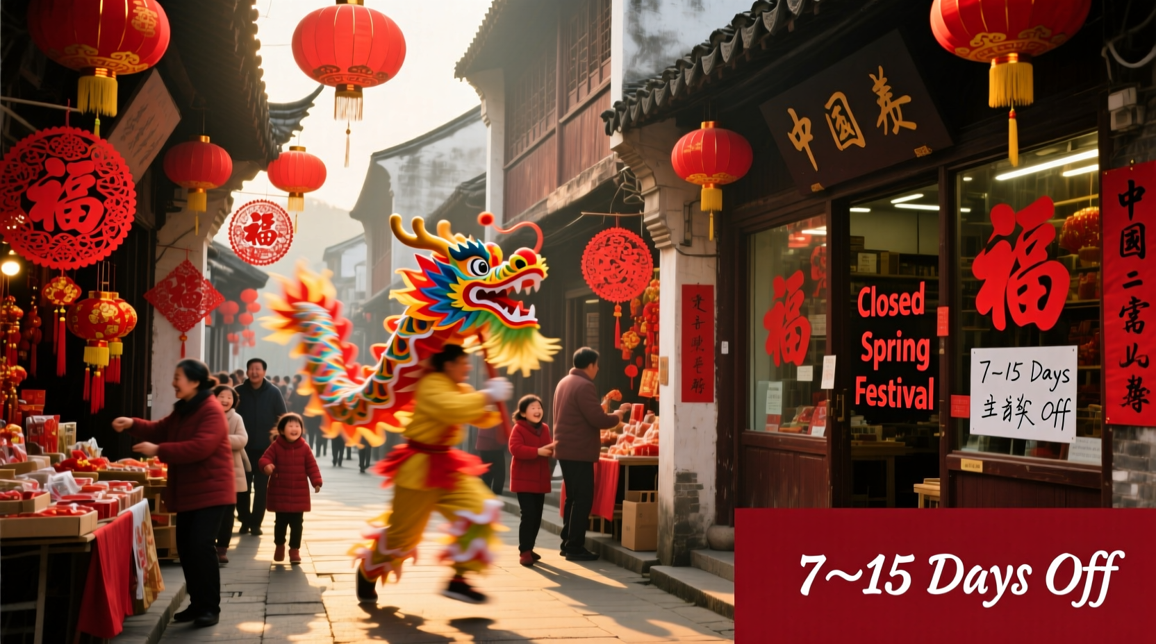 Chinese New Year Causes 7–15 Days of Business Downtime