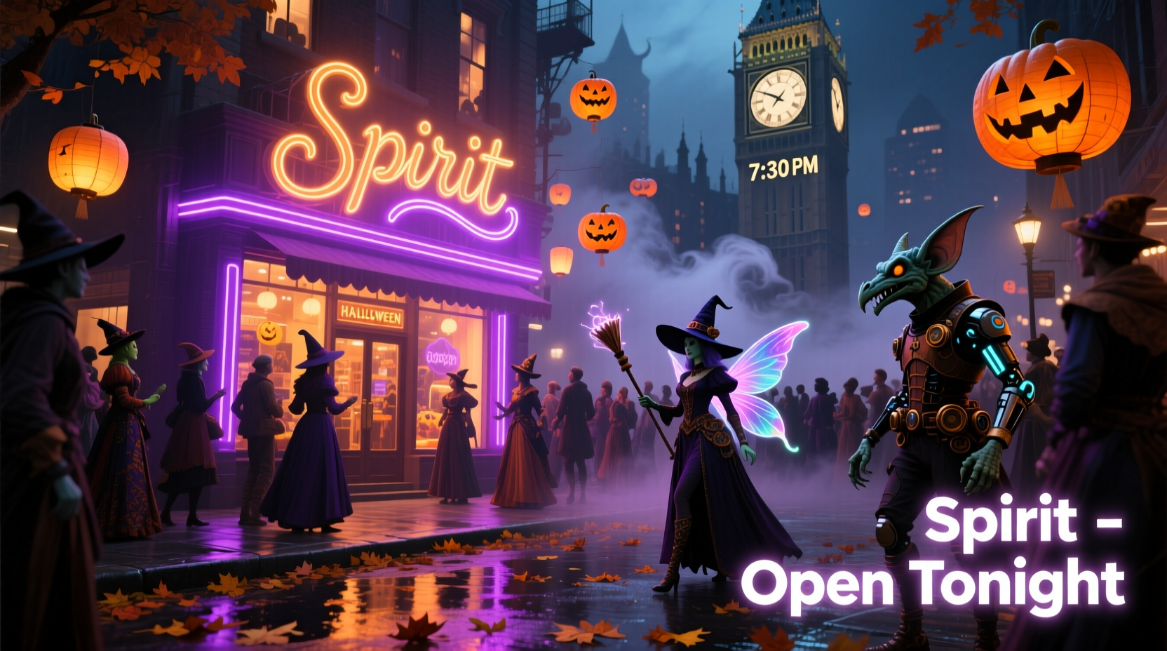 is spirit open on halloween