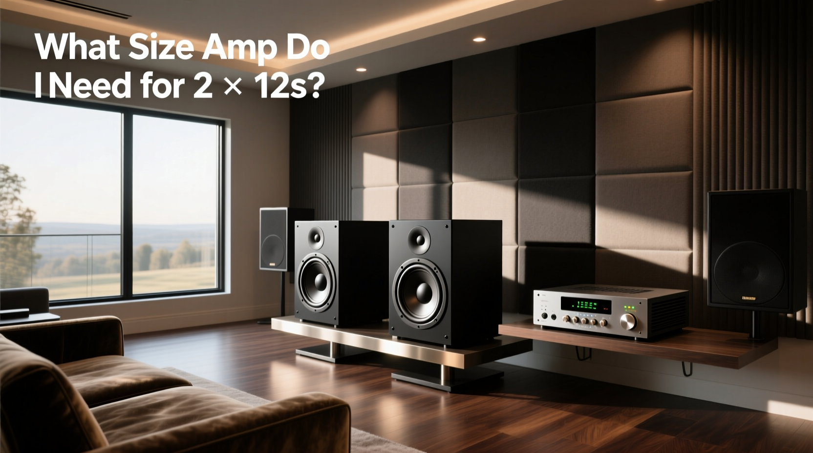 2 12s subwoofer amp guide right match