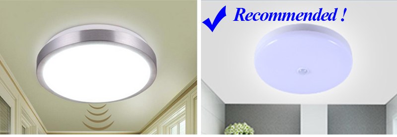 10V 220V 12W 18W 24W Round Ceiling Smart Home Lights Motion Sensor Light LED Night Lamp surface mounted downlight