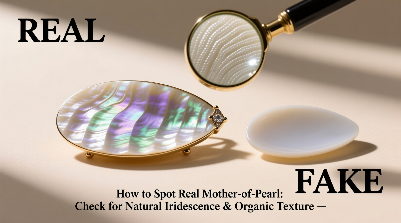 how to accurately identify real mother of pearl in your brooch a practical guide