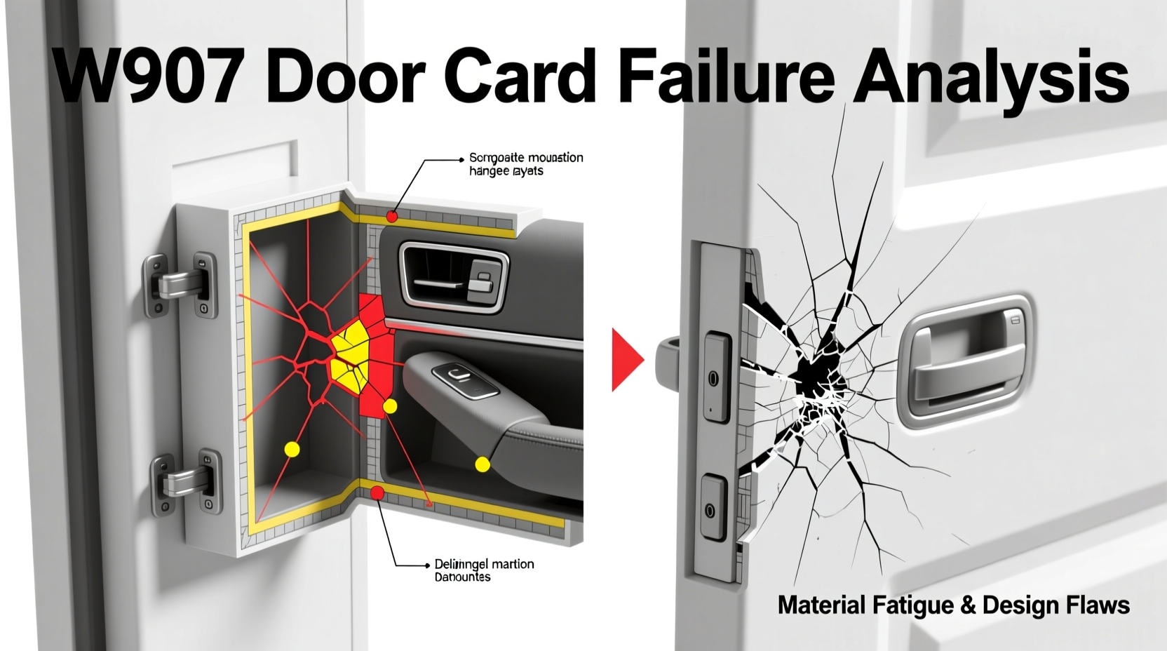 w907 door cards cracking why