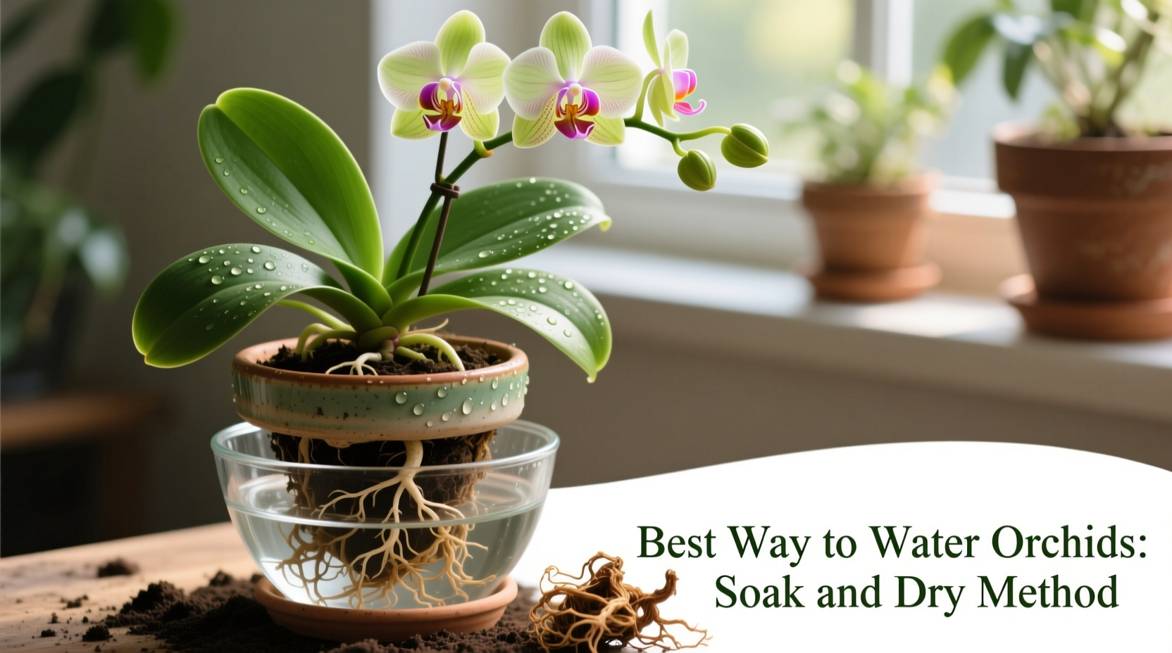 Best Way to Water Orchids: Soak and Dry Method