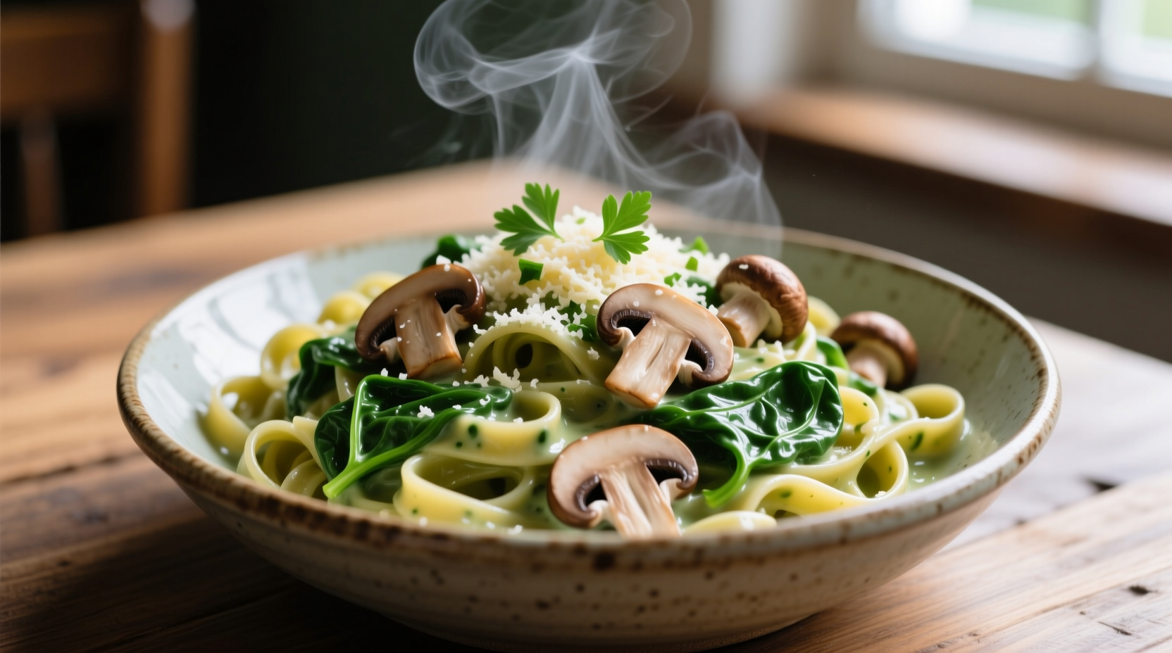 Creamy Spinach Mushroom Pasta: 25-Minute Perfect Recipe