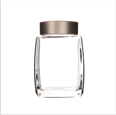 Sales of various models and sizes beehive wide mouth glass honey bottles with plastic cap honey glass jar