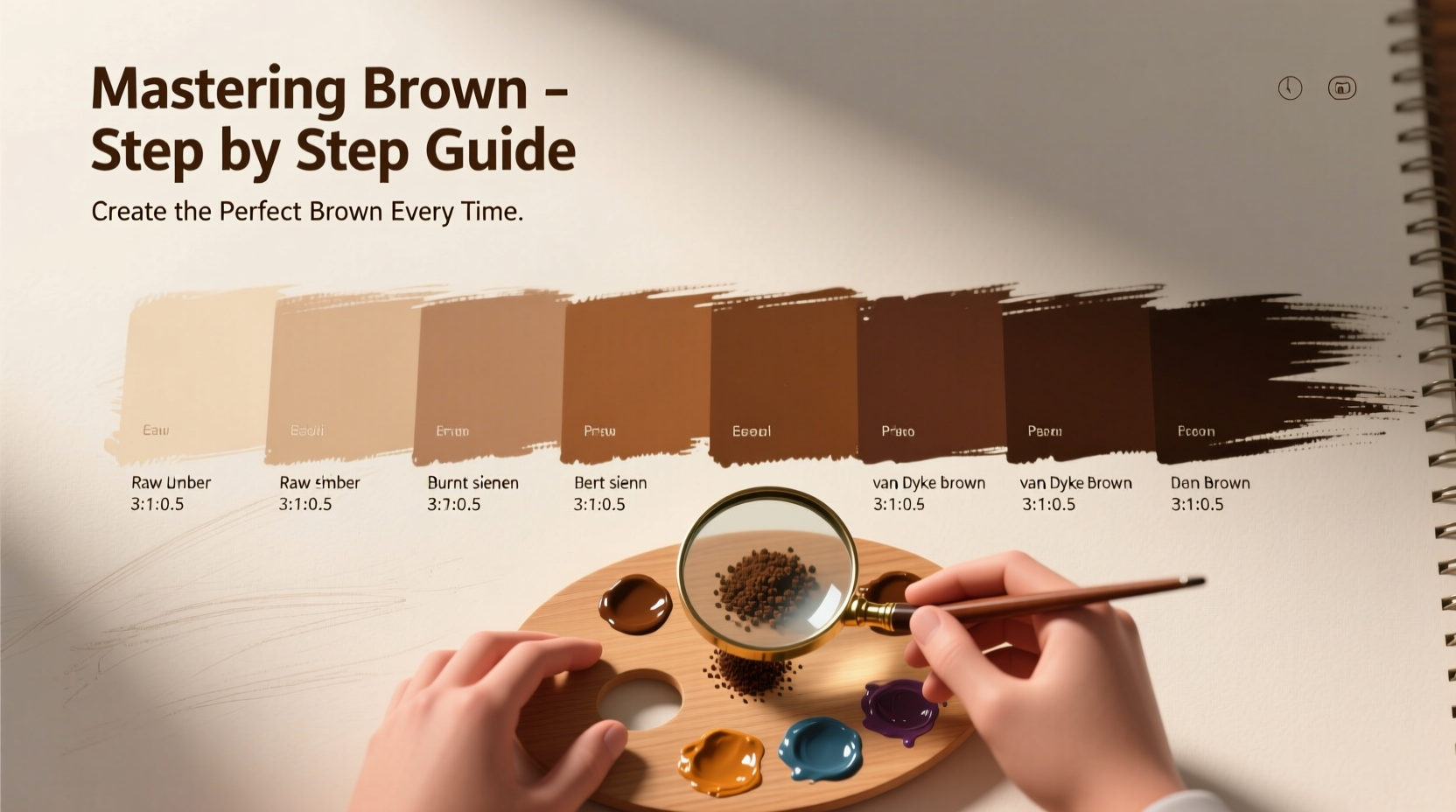 mastering brown step by step guide to creating the perfect brown color every time