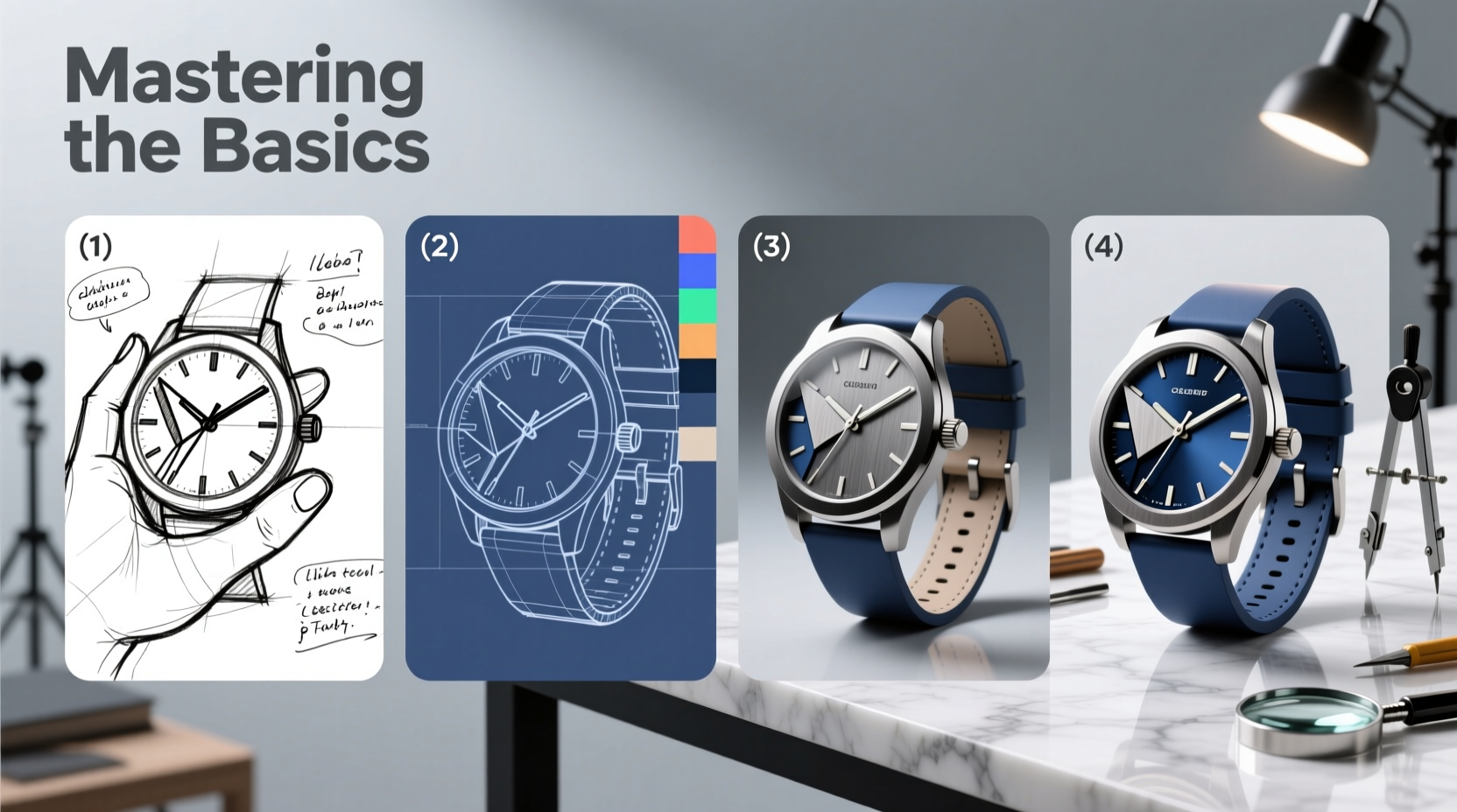 mastering the basics a step by step guide on how to design a watch that stands out