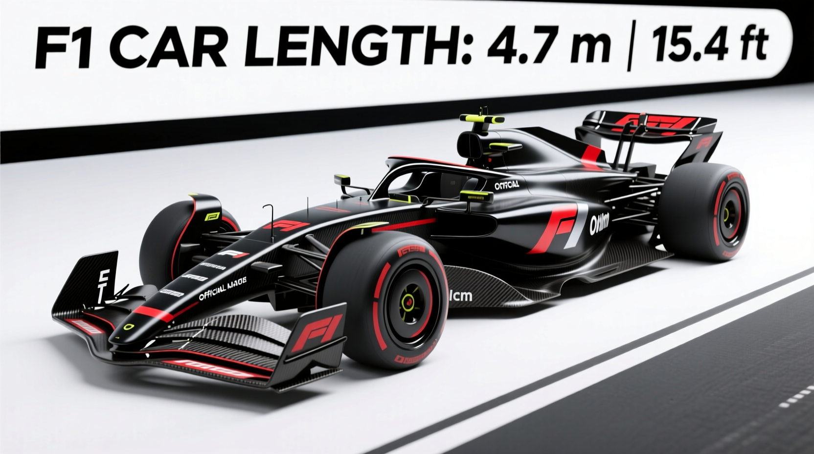 how long is f1 car