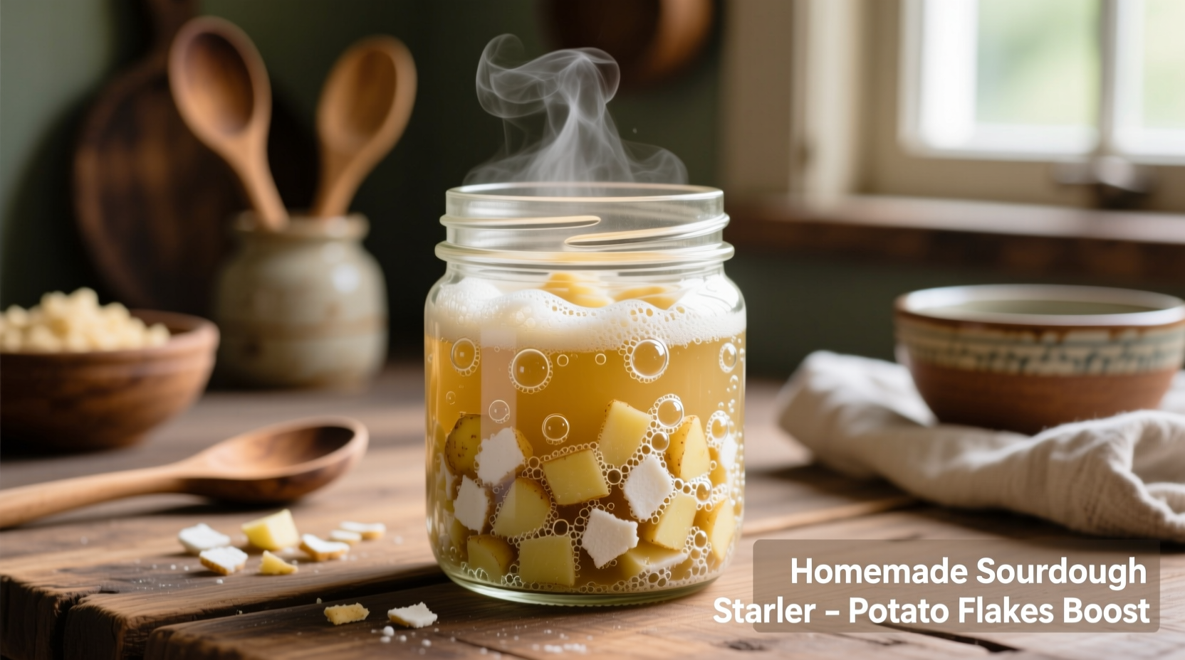 Sourdough Starter with Potato Flakes: Fast, Reliable Results