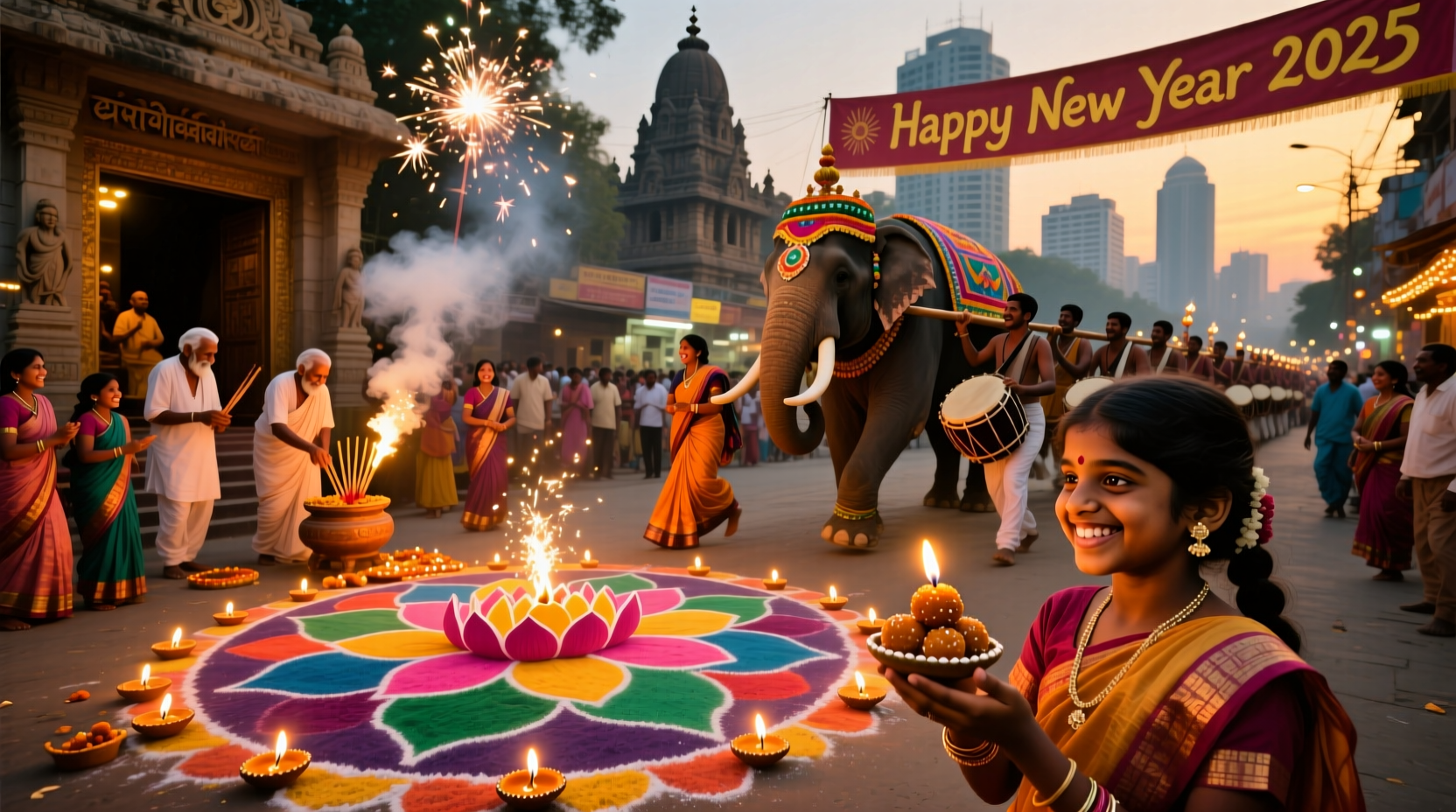 how does india celebrate the new year