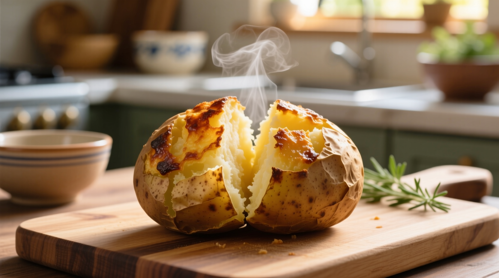 bake a potato at 350