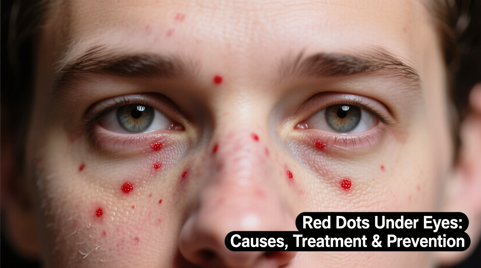 red dots under eyes causes treatment and prevention