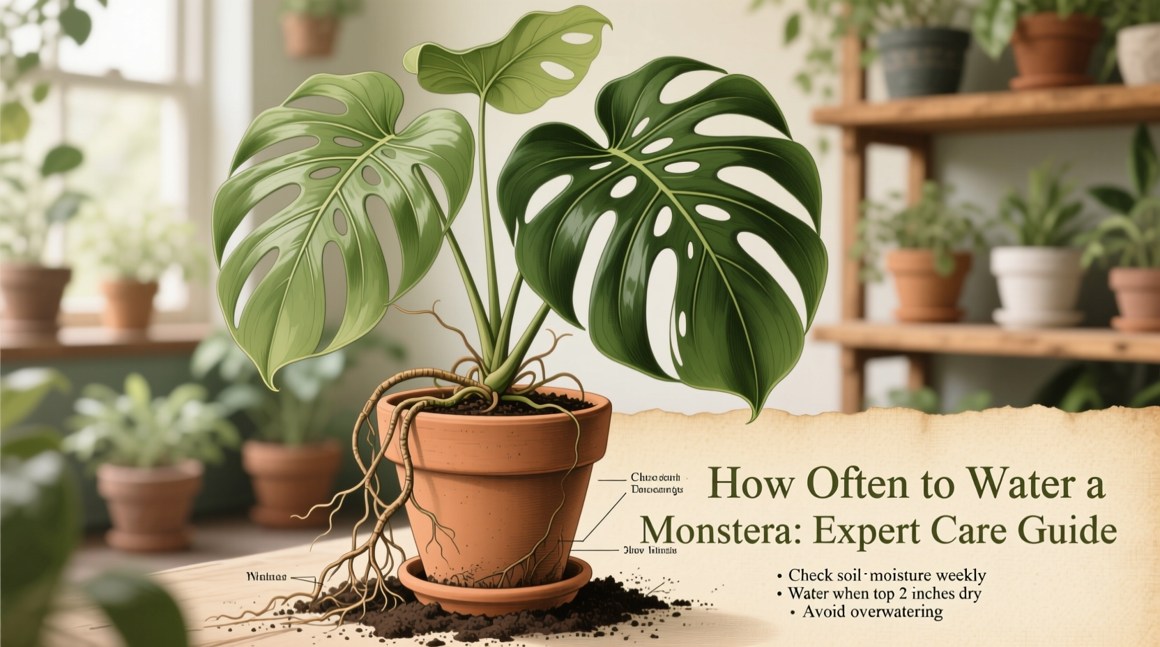 how often do you water a monstera
