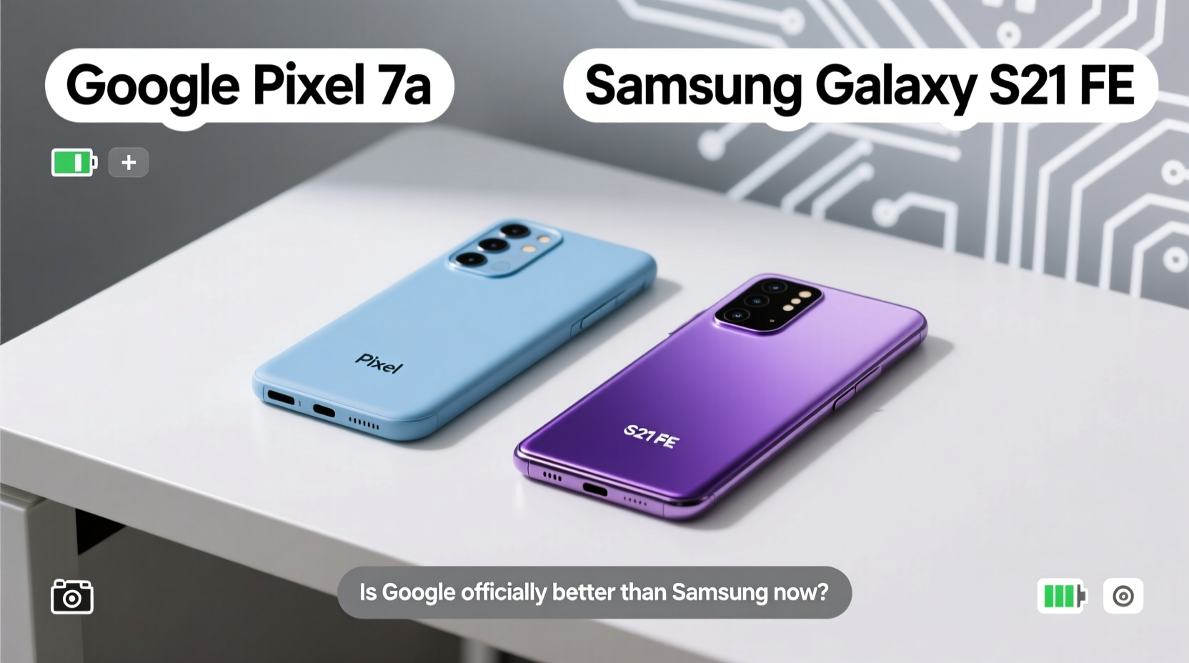 pixel 7a vs s21 fe is google officially better than samsung now