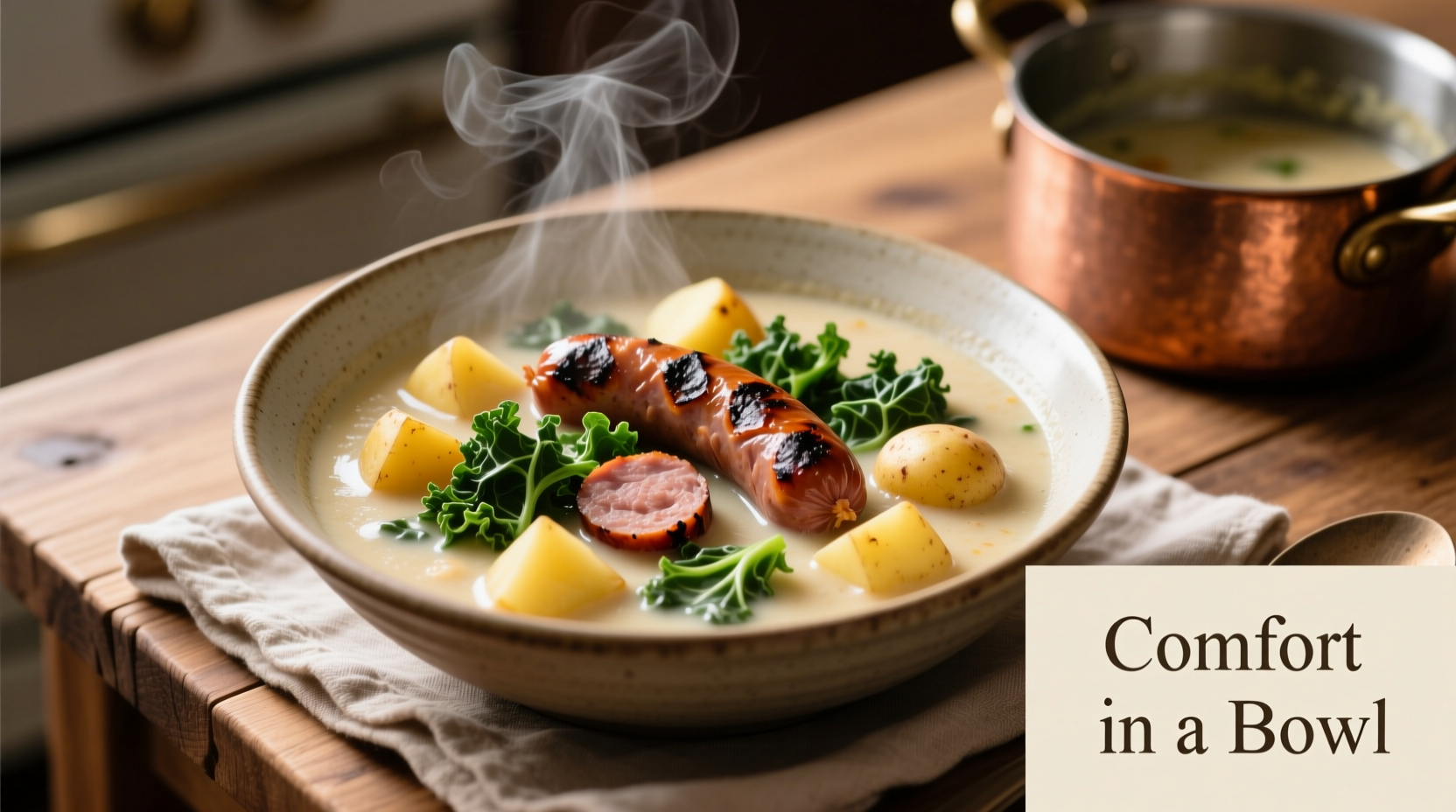 Perfect Potato Sausage Kale Soup Recipe in 45 Minutes