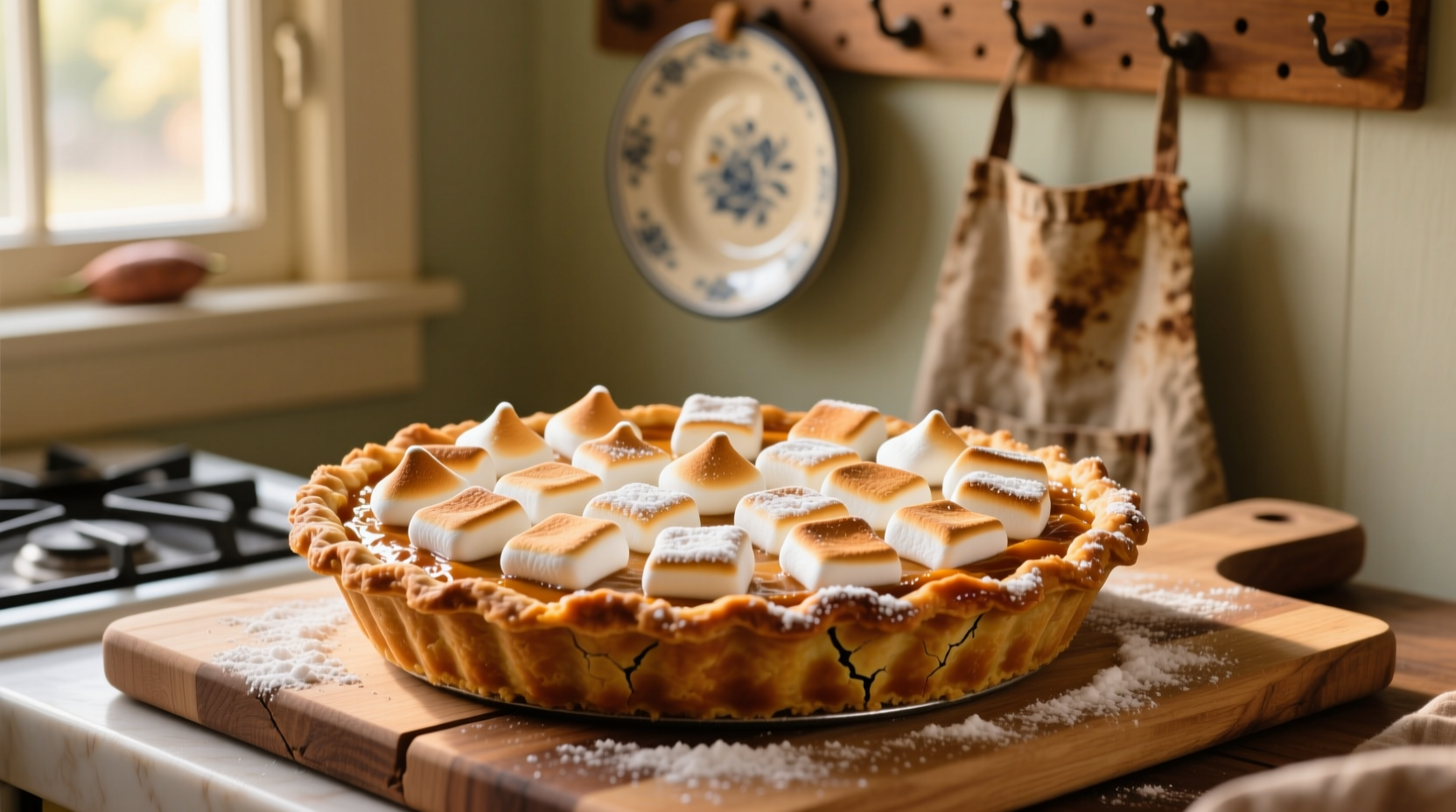 Perfect Sweet Potato Pie with Marshmallows Recipe