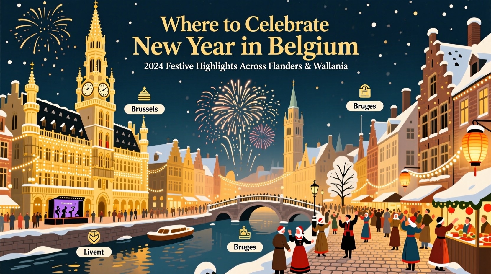 where to celebrate new year in belgium