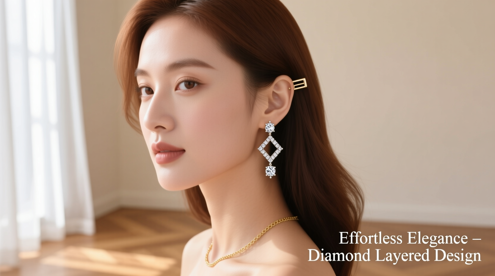 effortless elegance styling double layer diamond earrings for every occasion