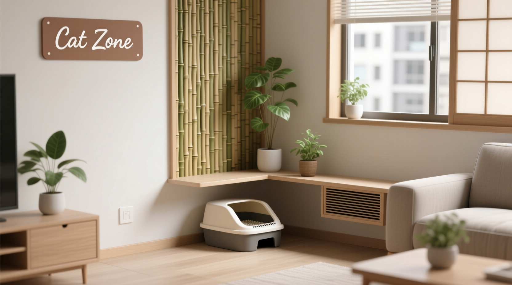 best place for a litter box in an apartment tips for small spaces