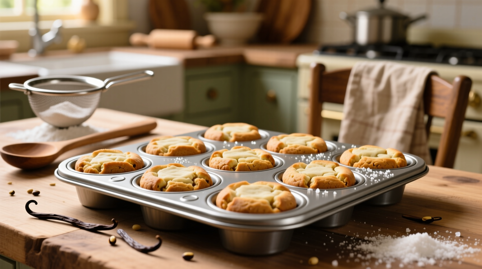 bake soft perfectly sized cookies in a muffin pan