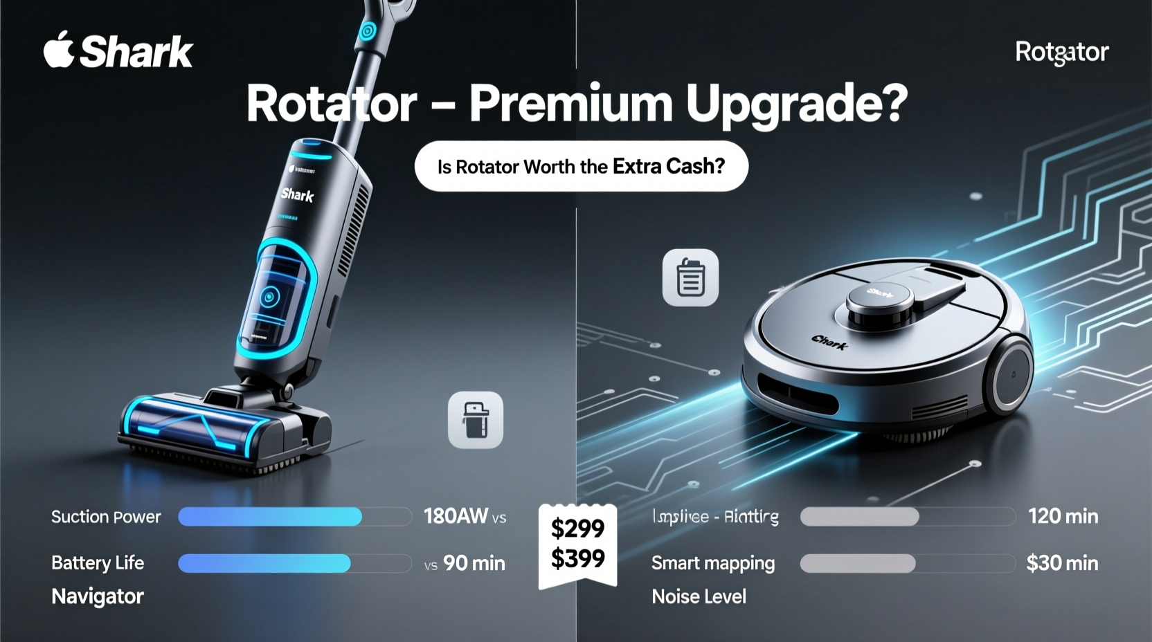 shark navigator vs rotator is the rotator worth the extra cash