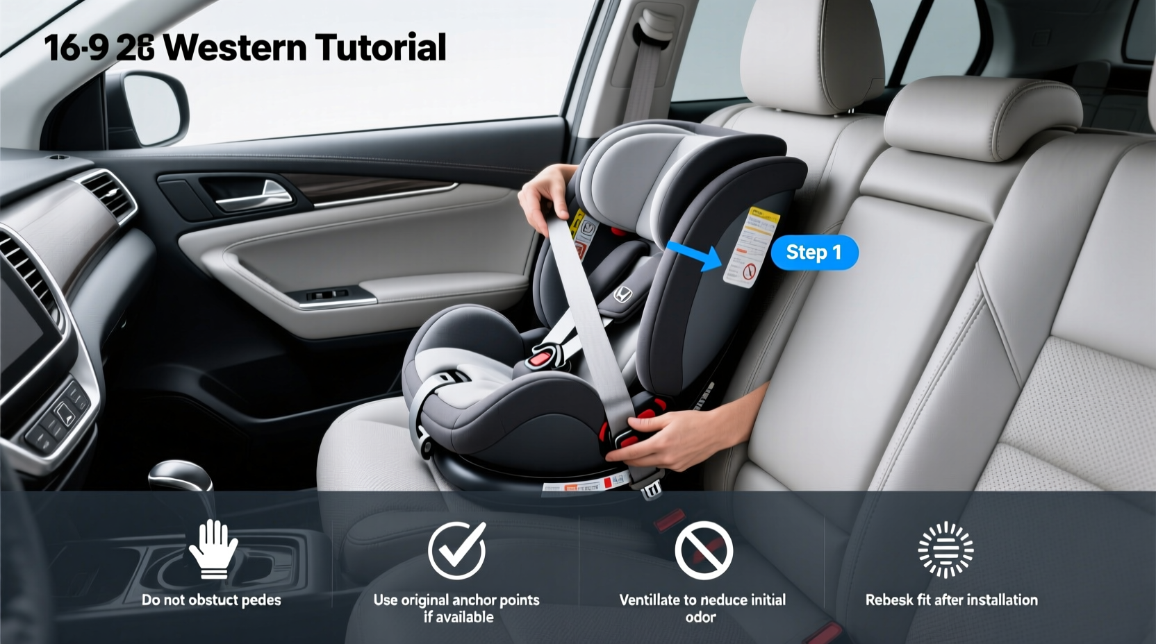 how to buckle child car seat in 2016 crv