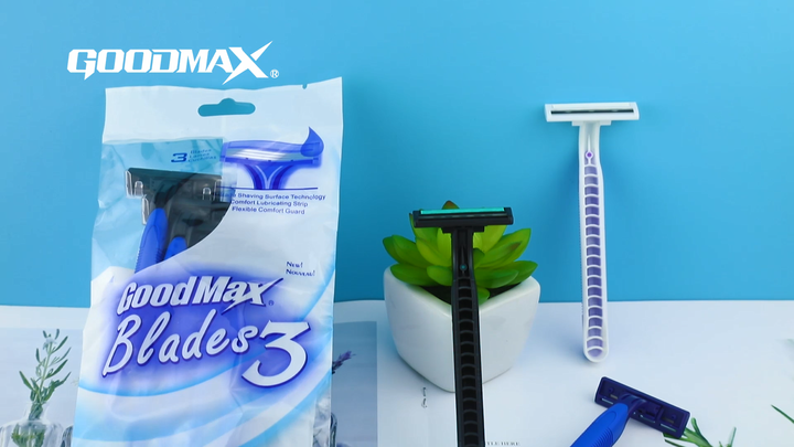 Goodmax Goodmax Men’s Triple Blade Disposable Razor - Sweden Stainless Steel