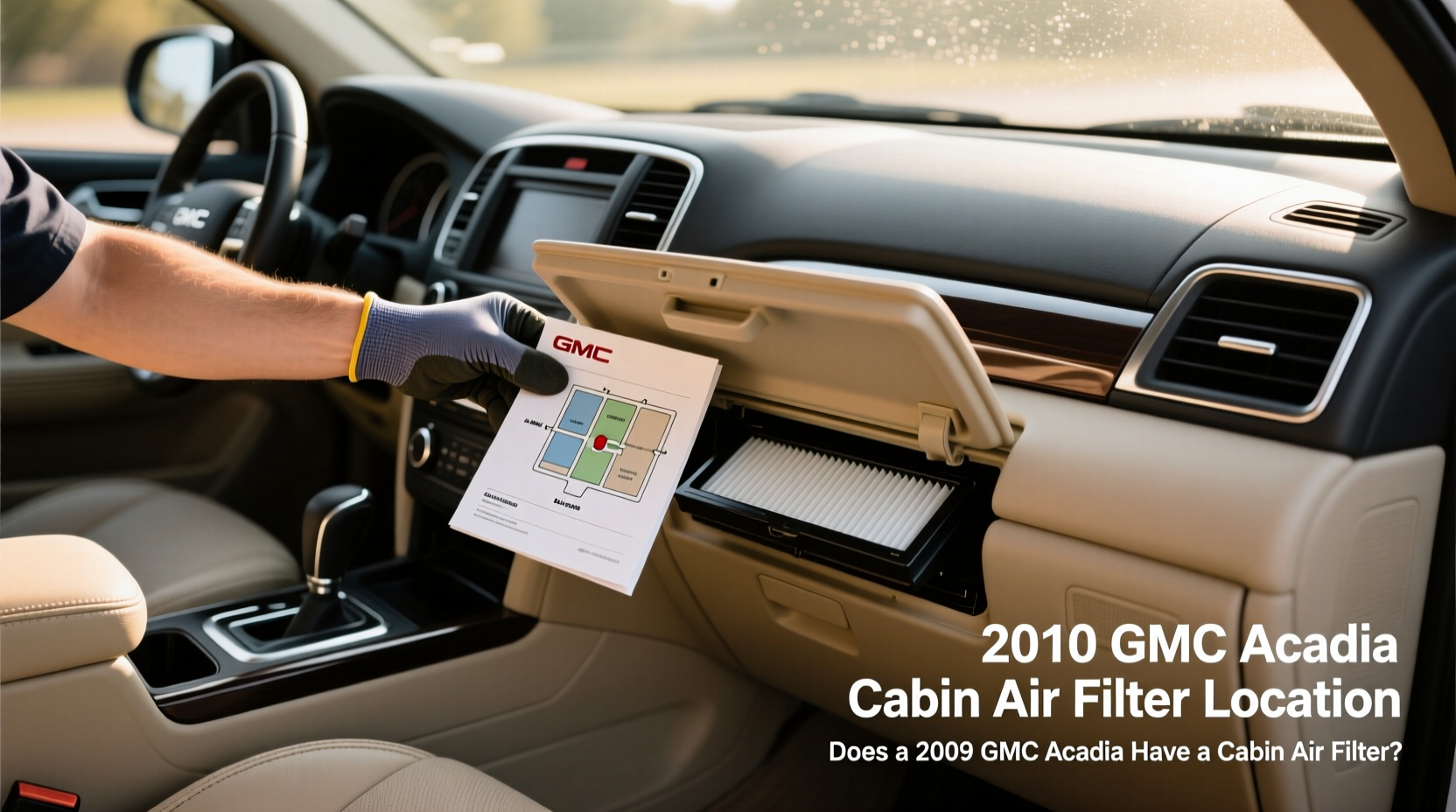 2010 acadia cabin air filter location upgrade guide